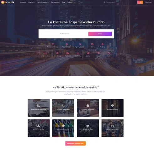 Cerkezlife Firma Tanıtım Web Sitesi