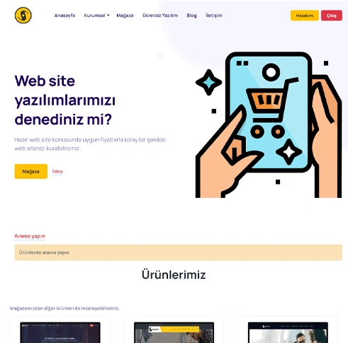 ScriptAL Web Site Yazılım Satış Sitesi