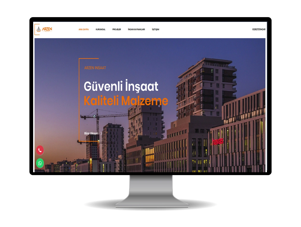 İnşaat Web Sitesi Yazılımı - Php Yazılım